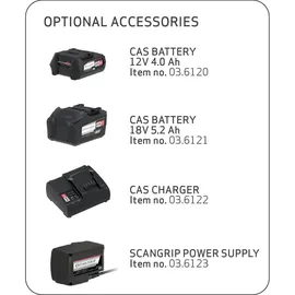 Scangrip Akku led Strahler Baustrahler Arbeitsleuchte Baustellenlampe NOVA 4 CAS