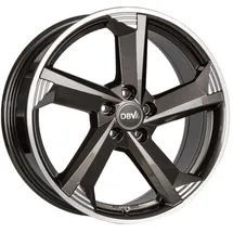 DBV Torino III 8,0 x 19 5 x 112 ET45 MB70,1 Anthrazit Glänzend Poliert