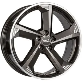 DBV Torino III 8,0 x 19 5 x 112 ET45 MB70,1 Anthrazit Glänzend Poliert