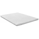 Weicher viskoelastischer Matratzentopper 140 x 200 cm, Höhe 6 cm, mit Memory-Effekt