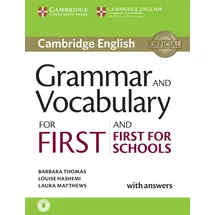Cambridge English Grammar and Vocabulary for First and First for Schools Book with Answers and Audio (Cambridge Grammar for Exams)