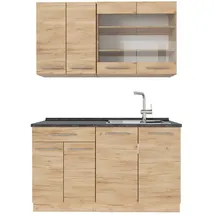 Vicco Küchenzeile Fame-Line 140 cm AP Anthrazit