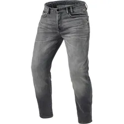 Revit Ortes TF Motorrad Jeans, grau, Größe 32 36 für Männer