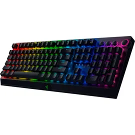 Razer BlackWidow V3 Pro (Green Switch) - Kabellose Mechanische Gaming Tastatur (Klickende Mechanische Switches, RGB Chroma, Handballenauflage, Bluetooth, QWERTZ DE-Layout | Schwarz