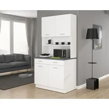 Küchen-Preisbombe Mario 100 Elektrokochfeld links weiß