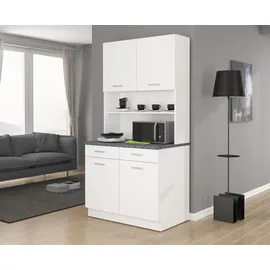 Küchen-Preisbombe Mario 100 Elektrokochfeld links weiß