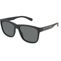 Polaroid PLD 2155/S Herren-Sonnenbrille Vollrand Eckig Kunststoff-Gestell, Schwarz,