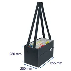 FRANKEN Transporttasche Moderation dkl`grau UMTT