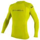 O'Neill O ́neill Wetsuits Basic Skins Crew Langarm-rashguard - Lime - S