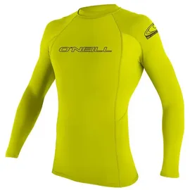 O'Neill O ́neill Wetsuits Basic Skins Crew Langarm-rashguard - Lime - S
