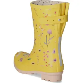rajn Damen Gummistiefel Butterfly Gelb Synthetik, Größe:41, Farbauswahl:gelb-Kombi - 41 EU