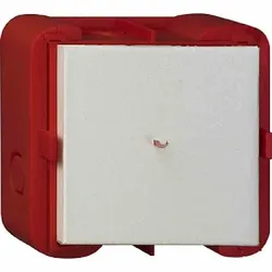 Gira E22 Gerätedose UP, Kunststoff, quadratisch, Gehäusedurchführung durch Ausbrechöffnung, 91,5x92,5x64mm, 289100