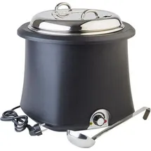 APS Elektrischer Suppentopf 10 Liter 38 cm rund