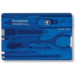 Victorinox 0.7122.T2 SwissCard transparentes Blau