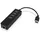 ewent EW1140 laptop-dockingstation + USB Hub, Schwarz