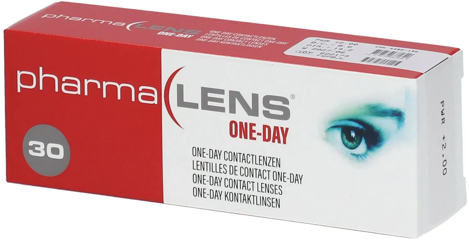 Pharmalens One-Day Contactlenzen +2,00 30 pc(s)