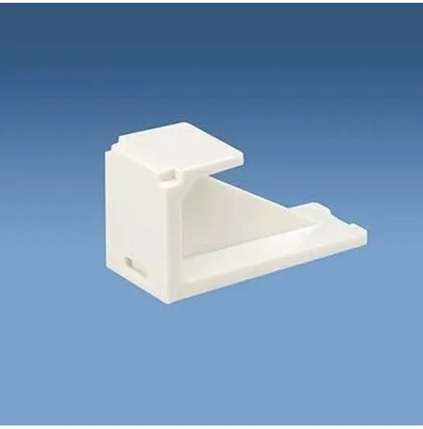 Blank module 1 port white