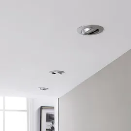 LINDBY 3er Set LED Andrej Modern in Alu 3-flammig Wohnzimmerleuchte