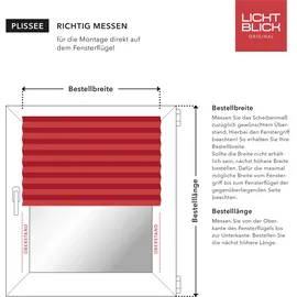 Lichtblick Plissee Klemmfix 75 x 210 cm grün