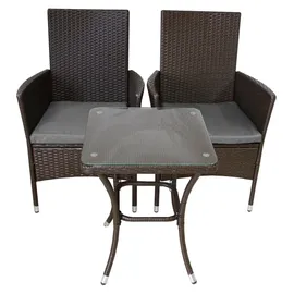 Jardí Bistroset 3-tlg. Braun