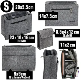 Dune Design DuneDesign Taschenorganizer Grau