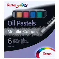 Pentel Oelpastellkreide Set 6 St. Metallic farblich sortiert