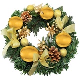 Chaies Künstliche Weihnachtskerzenringe - Adventskranz Ring Kerzenhalter für Weihnachten - Exquisite praktische künstliche Kerzenringe, Kränze, festlicher Adventskranz, Weihnachtsdekoration