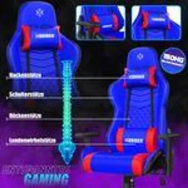 Kesser Gamingstuhl Ergonomisch Blau / Rot
