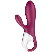 Satisfyer HOT BUNNY CONNECT APP Vibrator mit Klitoris-Stimulator Violet 17,3 cm