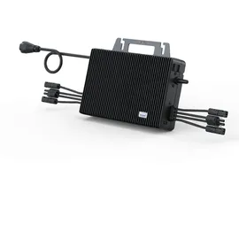 sunniva Balkonkraftwerk Full Black Bifazial 1840 W inkl. TSUN 2000 W Wechselrichter + 4 x 460 W Solarmodule