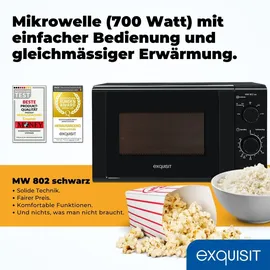 Exquisit MW802 schwarz