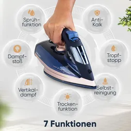 ProfiCare Dampfbügeleisen PC-DB 3126 blau