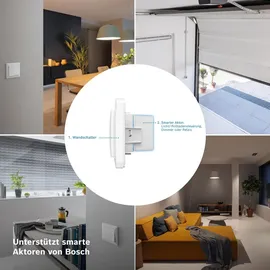 Bosch Smart Home Wandschalter-Set (4 Stück) für smarte Aktoren
