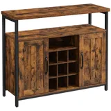 VASAGLE Sideboard, LSC094B01 braun 100,0 x 35,0 x 81,4 cm