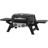 Royal Gourmet 2-Brenner Tragbarer Gasgrill schwarz