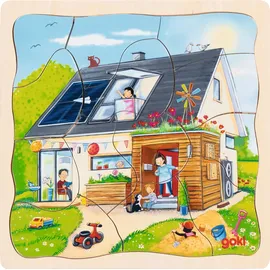 GoKi Schichtenpuzzle Wir bauen ein Haus