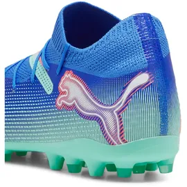 Puma Future 7 PRO MG Soccer Shoe, Bluemazing White-Electric Peppermint, 47 EU
