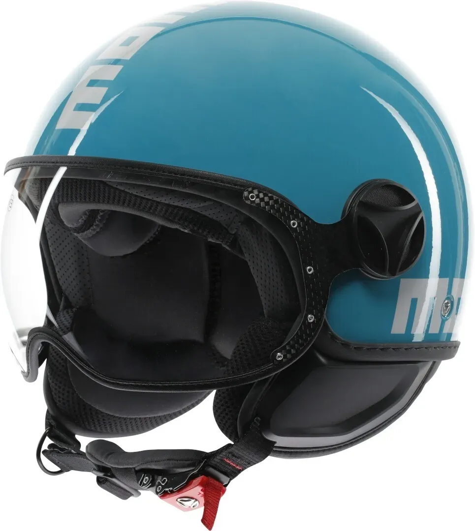 MOMO FGTR Classic Candy Jethelm, blau, Größe S für Männer