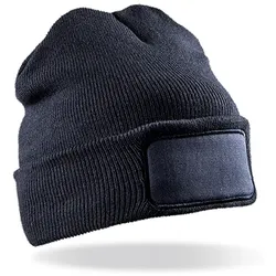 Result Recycled Thinsulate Printers Beanie - navy - onesize
