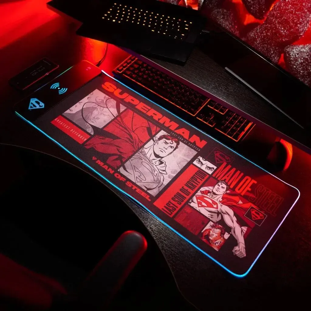 Numskull Games 154923 Mauspad Gaming-Mauspad Schwarz, Mehrfarbig, Rot