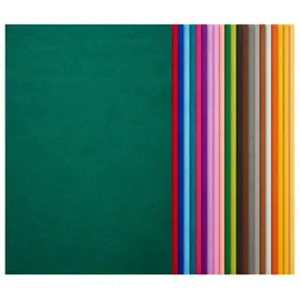 VBS Bastelfilz Sortiment 44 Stück 20x30 cm mehrfarbig