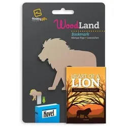 Bkmk-Woodland Bookmark Lion (w