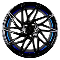 Keskin Tuning Keskin Kt20 Black Painted Blue Inside 8x18 ET 30 5/112 Alufelge schwarz