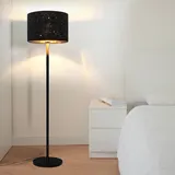ZMH Stehlampe 40W Schwarz Gold