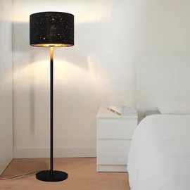 ZMH Stehlampe 40W Schwarz Gold