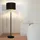 ZMH Stehlampe 40W Schwarz Gold