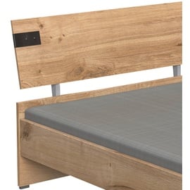 WIMEX Bett Liverpool 120 x 200 cm Holzoptik Braun Eiche