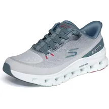 SKECHERS Arch Fit Glide-Step Pro Herren Light Gray Knit/Blue PU 42,5