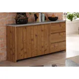 Home Affaire Sideboard »Maribo«, Kommode im modernen Landhaus-Stil, mit Betontopplatte, Breite 150 cm, beige