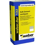 Weber Saint Gobain weber.dur 132 Kalk-Zement Leichtputz 30kg naturgrau